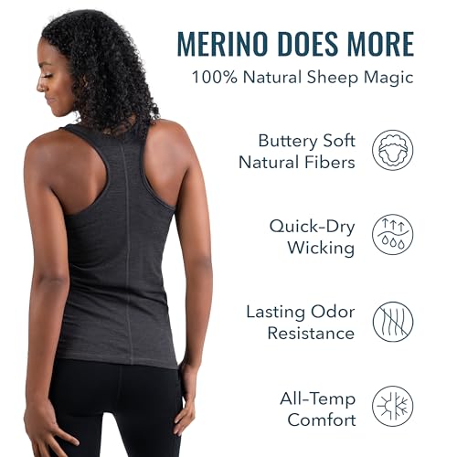 Women's Merino Tank Top by Woolly | RWS Certified | Soft, Stink Free, Seattle Designed