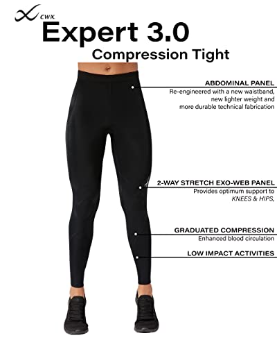 Women's Expert 3.0 Joint Support Compression Tight, Leggings for Low Impact Activity and Travel