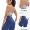 Seamless Workout Sets for Women 2 Piece Adjustable Strappy Sports Bra with High Waisted Butt Lifting Leggings Gym Sets