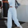 Women 2 Piece Outfit Set Loungewear Cropped Tops and Jogger Sweatpant Matching Set Coordinated Sweatsuit with Pockets