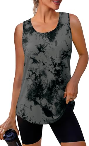 Workout Tops for Women Summer Athletic Tank Tops Sleeveless Shirts Beach Lightweight Gym Clothes