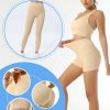 6 PCS Workout Sets for Women Ribbed Women's Athletic Clothing Sets Pilates Yoga Outfits Sports Bra Leggings Workout Set