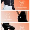 HOTSUIT Slim Sauna Suit for Women Weight Loss, Non Rip Sauna Jacket Sauna Leggings for Workout, Black