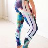 Colorado Threads Watercolor Yoga Pant-Multi Printed-XS Womens Active Workout Yoga Leggings Multi Printed Watercolor XL