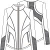Form Women Warm Up Scrubs Jacket Zip Front CK390