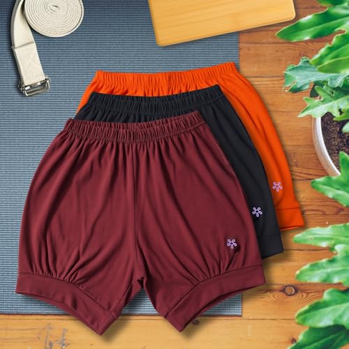Pune Yoga Unisex Short - Set of 3, Pune Pants, Iyengar Yoga Shorts