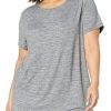 Women's Active Quick Dry Tech Stretch Short-Sleeve Crewneck T-Shirt (Available in Plus Size), Multipacks