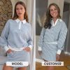 Women Fall Two Piece Sets Cotton Striped Set Sweatshirt Matching Skort Skirt Sweatsuits Workout Tracksuit Outfits 2025