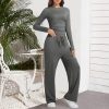 2 Piece Lounge Sets for Women Fall Outfits Long Sleeve Wide Leg Tracksuits Womens Two Pcs Casual Matching Loungewear Set