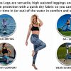 51RIyi5U8L.jpg Sea Legs Sun Protective Leggings with 60+ UPF Protection - for Yoga, Surfing, Swim, Diving, Snorkeling, Water Sports