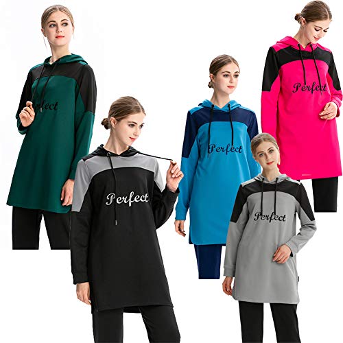 Tracksuit Tops Hoodie Sportswear Muslimah Sweatshirt Outdoor Tracksuit